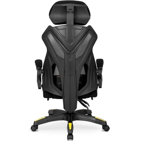 Fotel Obrotowy MAXIMO Czarny/żółty