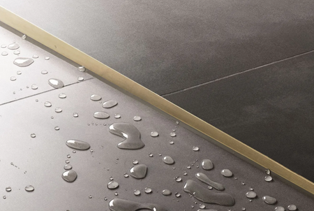 LISTWA SPADKOWA ZŁOTA SZCZOTKOWANA 100 cm PRAWA