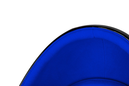 Fotel OVALIA BLACK niebieski - włókno     szklane, metal