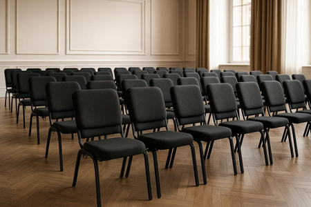 Krzesło bankietowe / konferencyjne SAMOS  czarne