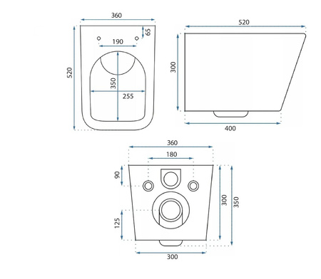 WC - JULIO RIMLESS BLACK MATT
