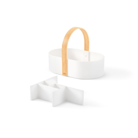 UMBRA organizer na kosmetyki BELLWOOD     biały