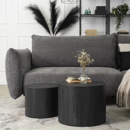 Zestaw Stolików LEILA Czarny