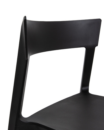 Krzesło JASPER czarne - polipropylen