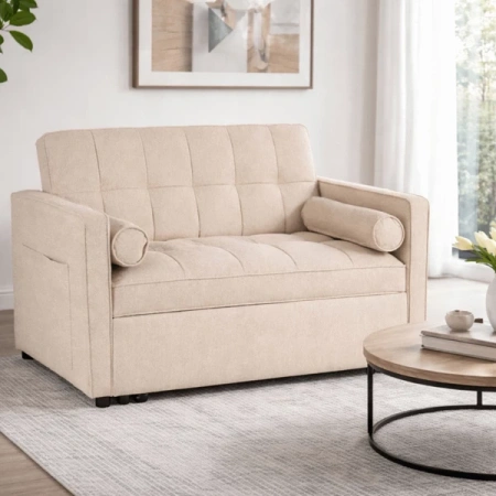 Fotel Rozkładany CORRA Beżowy