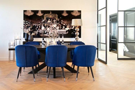 RICHMOND blat stołu jadalnianego OAKURA 230 czarny