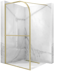 ŚCIANKA PRYSZNICOWA SKY BRUSH GOLD 120