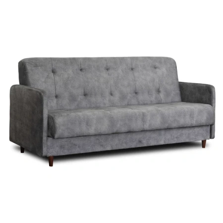 Sofa TIVOLI Szara Welurowa