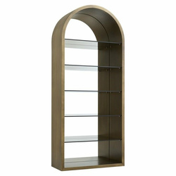 RICHMOND regał BOWIC szczotkowane złoto