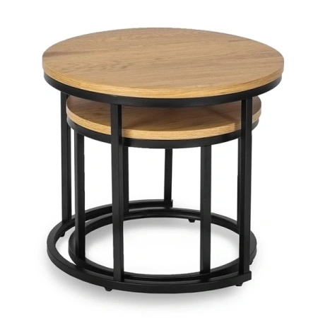 Zestaw Stolików DELIA Dąb Złoty