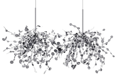 MOOSEE lampa wisząca MONETE chromowana