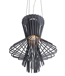 MOOSEE lampa wisząca STRAW szara