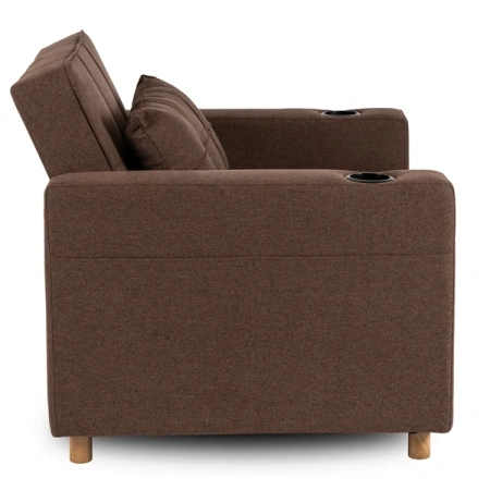 Fotel SOLOR Brązowy