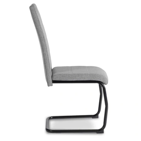 Krzesło LOPEZ Szare/Czarne