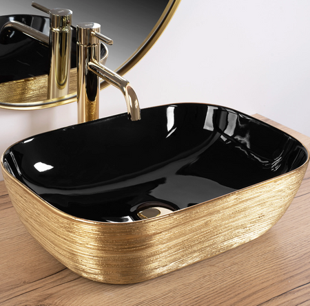 UMYWALKA BELINDA BRUSH GOLD/BLACK - NABLATOWA