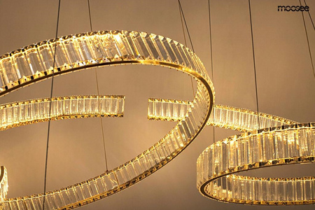 MOOSEE lampa wisząca LIBERTY LINE 8 złota