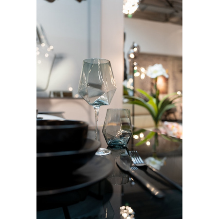 KARE komplet 4 kieliszków do wina         DIAMOND SMOKE 660 ml