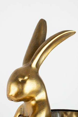 KARE lampa stołowa RABBIT 68 cm  złota / czarna