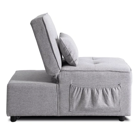 Fotel IBERIS 67 cm Szary