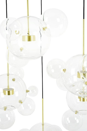 MOOSEE Lampa wisząca CAPRI DISC 5 złota