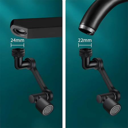 PRZEDŁUŻKA OBROTOWA COLT CZARNA