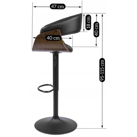 Hoker Obrotowy NEVADA Ekoskóra