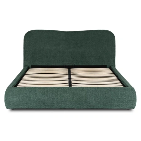 Łóżko 160x200 BRISTOL Zielone Z Pojemnikiem