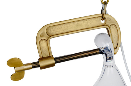 MOOSEE lampa wisząca VICE mosiądz