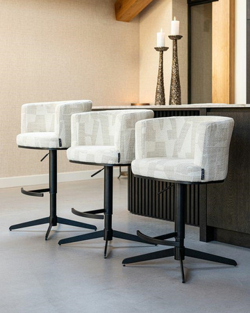 RICHMOND krzesło barowe CHEYENNE GRAFFIC  obrotowe