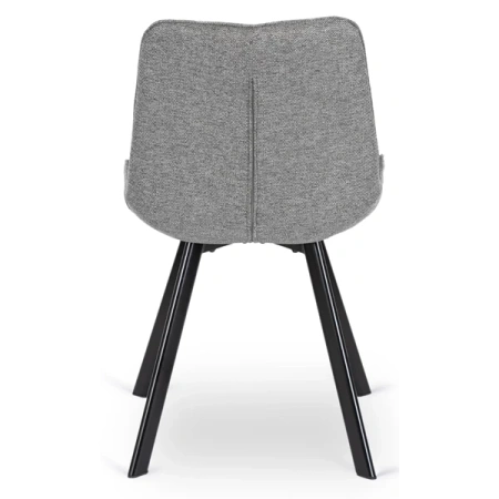 Krzesło RICK 2 Szare Tapicerowane