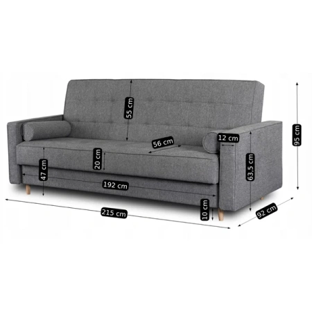 Sofa MALTA Szara