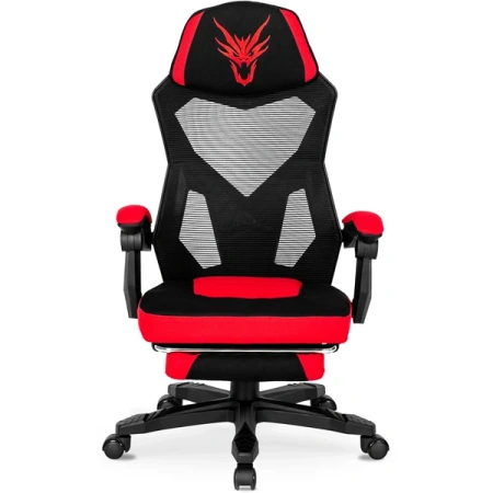 Fotel Obrotowy BING Czarny/czerwony