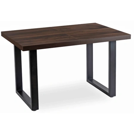 Stół TOMAS 130-230 cm Orzech/Czarny