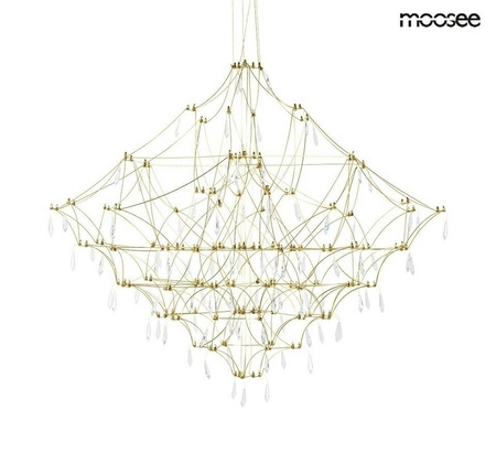 MOOSEE lampa wisząca CONSTELATION 100     GOLD - LED, stal szczotkowana