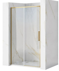 DRZWI PRYSZNICOWE RAPID SLIDE BRUSH GOLD 150