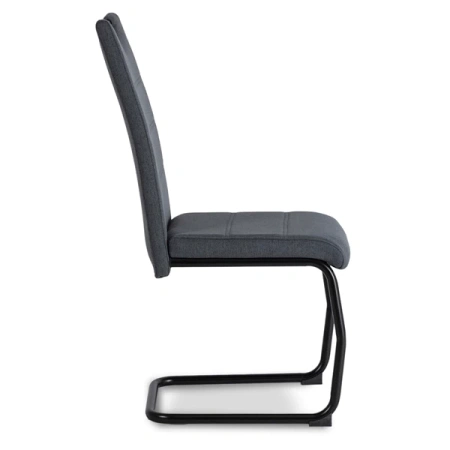 Krzesło LOPEZ Ciemnoszare/Czarne