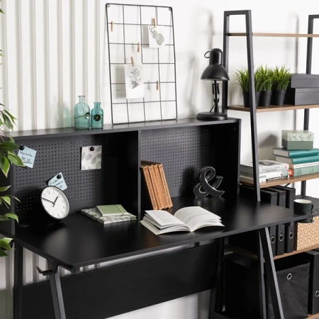 Biurko Gamingowe ROLL 138,5 cm Czarne