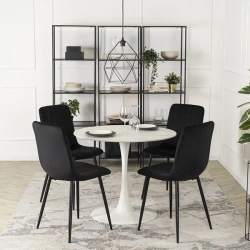 Stół SANDER 90 cm Biały