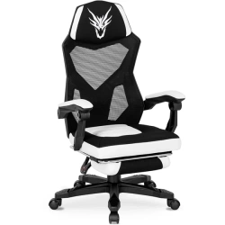 Fotel Obrotowy BING Czarny/biały