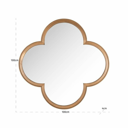 RICHMOND lustro ścienne LOWEN             szczotkowane złoto
