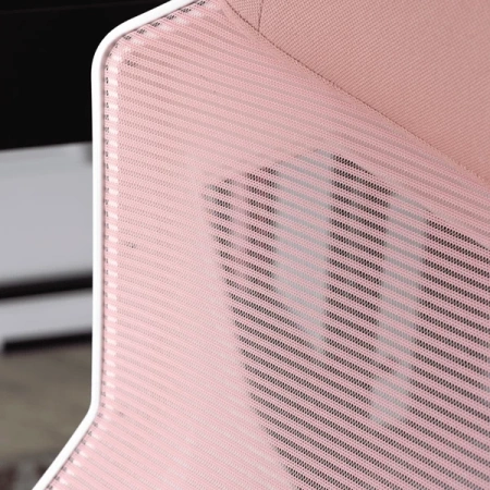 Fotel Obrotowy BING Różowy/biały