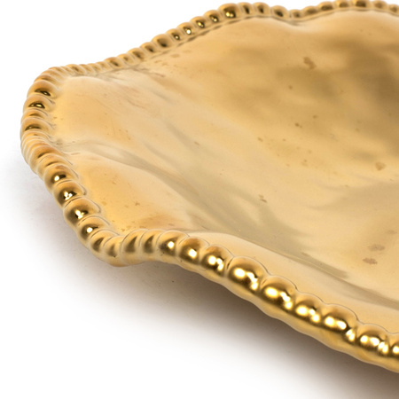 KARE komplet 2 półmisków BELL 36 cm       złoty