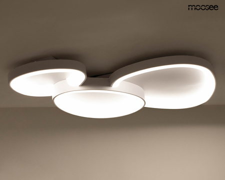 MOOSEE lampa sufitowa / plafon CELLS 3    biała