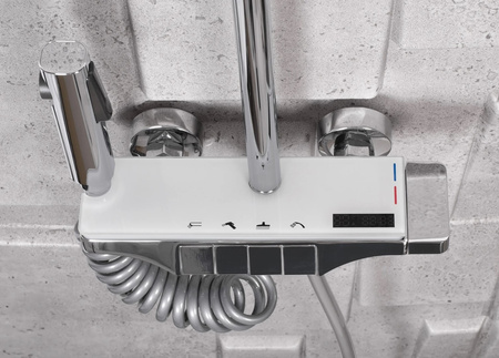 ZESTAW NATRYSKOWY SAVIO LED CHROM