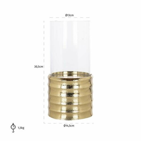 RICHMOND świecznik BODIL S złoty