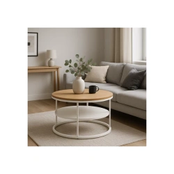 Stolik BEST Dąb/Biały