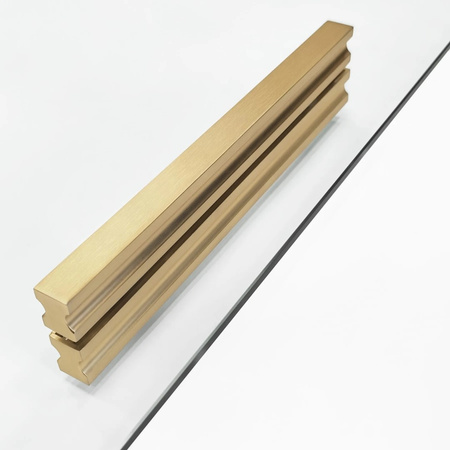 DRZWI PRYSZNICOWE MONTANA BRUSH GOLD 110