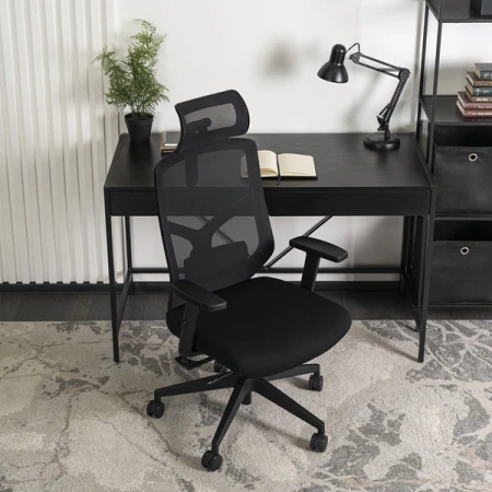 Fotel Obrotowy BENTO Czarny