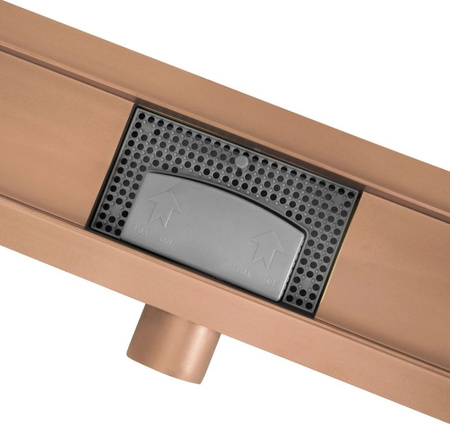 ODPŁYW NEOX MIEDŹ SZCZOTKOWANA 900