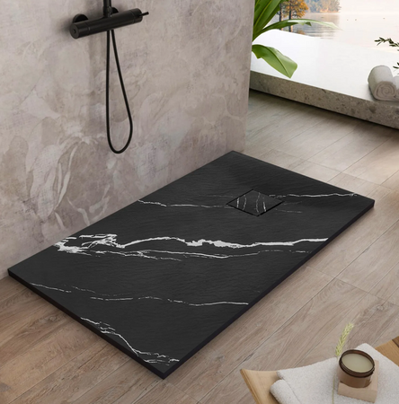 BRODZIK MAGNUM CARRARA BLACK 80x100